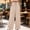 Beige plus size wide leg pants a1, variant on Cagogo Women Plus Size Wide Leg High Waisted Pants with Pockets Casual Solid Lounge Long Trousers for Party Flowy Summer Work, Beige L
