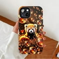thumbnail image 2 of Red Panda Amber Bubble Festive iPhone Case for Holiday Gifting, Compatible with iPhone 11/12/13/14/15/16 (Pro Max/Plus), 2 of 9