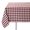 Wine, variant on Fennco Styles Classic Gingham Check Pattern Table Cover for Everyday Use, Country Theme Party, Banquets and Home DÃ©cor
