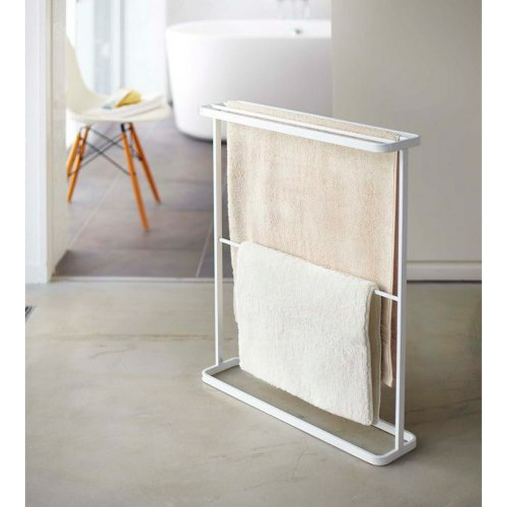 YAMAZAKI home Bath Towel Hanger, White