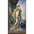 thumbnail image 2 of Gustave Moreau 9x14 Black Ornate Wood Framed Double Matted Museum Art Print Titled: Song of Songs, 2 of 5