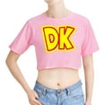thumbnail image 4 of T-shirt Court Hot Games Donkey Kong Bananza – T-Shirt Graphique à Manches Courtes pour Femmes, Dessin Animé de Jeu pour les Passionnées de Jeux, 2TG, Noir, 4 of 9