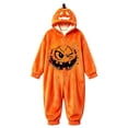 thumbnail image 5 of Ruyelune Yellow Unisex Cosplay Pajamas Oversized Pumpkin Suit Pajama, Halloween Jumpsuit For Adults Women Indoor Masquerade Theater Party Home Dress Up XL, 5 of 5