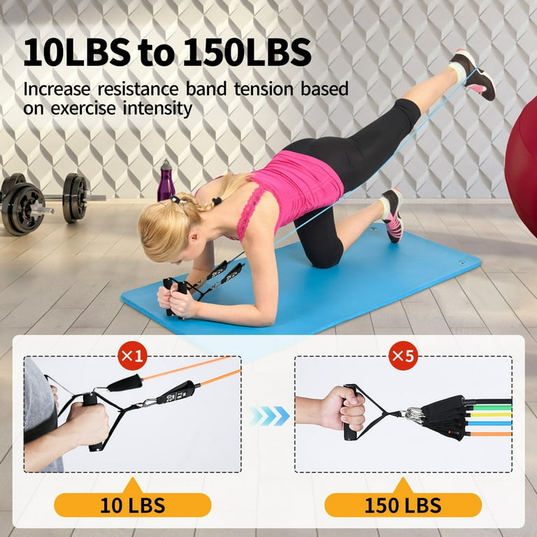 Himaly Resistance Bands Resistance Tubes Set with Handles for Men Women Strength Training Fitness