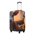thumbnail image 2 of Haiem Sunset Calf Flower Field Luggage Cover Printed Suitcase Covers for Luggage Elastic Washable Suitcase Protector Fits 18-32 Inch Luggage-X-Large, 2 of 8