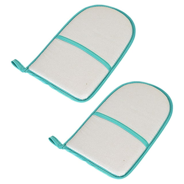 2x Guantes de planchación de guantes Vaporizador de planchado Guantes de planchado impermeabilizado Manga de plancha de planchado Mittenas protectores gris claro