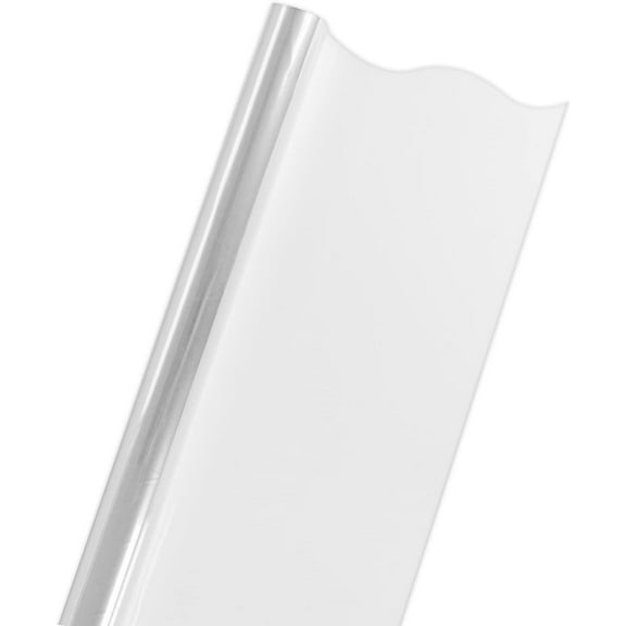 40 in. x 100 ft. Sparkle Wrap Clear Cellophane Wrap Roll Pkg/1 New