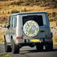 thumbnail image 5 of Goofa Vintage Utensils Pattern Universal Tire Cover for Jeep, SUV, Truck, and Trailer – Waterproof, UV-Resistant,Easy to Install, Fits 14"-17" Tires-14 inch, 5 of 6