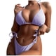 thumbnail image 1 of Conjunto de bikini de dos piezas cómodo con contraste de pecho alto para mujer OAVQHLG3B Store  lin121212, 1 of 4