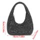 thumbnail image 3 of Rhinestone Evening Clutch Purse for Women Girl Sparkles Cocktails Party Purse Fashion Handbag Underarm Bag Wedding Bag Silver, 3 of 4