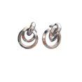 thumbnail image 1 of Aretes 3 Círculos Entrelazados Plata DM, 1 of 1