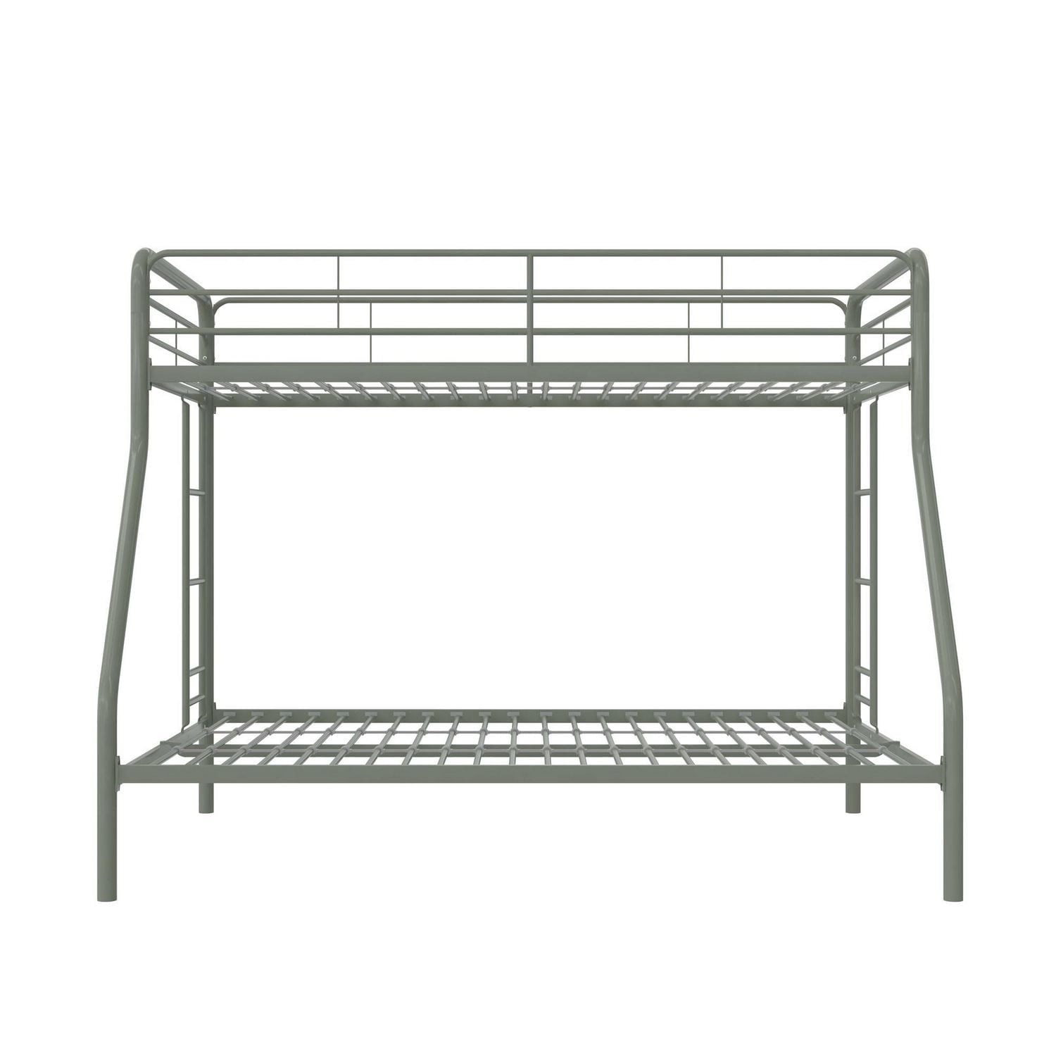 DHP Dusty Twin Over Full Metal Bunk Bed, Thyme Green
