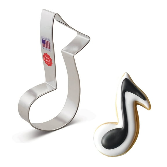 Ann Clark Music Note Cookie Cutter 5.5", Made in USA