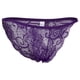 thumbnail image 1 of Mujeres Tangas de encaje transparente Ropa interior de mujer Bragas Calzoncillos Calzoncillos de lencería Púrpura Baoblaze Ropa interior de los escritos de las mujeres, 1 of 8