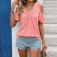 thumbnail image 6 of NJGRAE Sleeveless Tops for Women Womens Oversized T-Shirts Women's Off The Shoulder Casual T Shirt with Point Pullovers Gym Workout Fitted Tees, 6 of 9