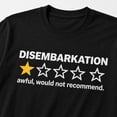 thumbnail image 4 of Funny Cruise Disembarkation Review Graphic T-Shirt, Unisex Classic Fit, 4 of 9