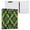Plaid In Green, variant on Hard Shell Ring Binder With Clip Holds 200 Sheets Office Home Organization Pattern Of Small Bows