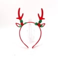 thumbnail image 4 of Christmas Party Accessories Elk Horn Headband Seasonal Festival Props Hairband Family Gathering Christmas Headpiece, 4 of 8