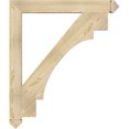 thumbnail image 3 of Ekena Millwork 4"W x 36"D x 42"H Merced Arts & Crafts Rough Sawn Bracket, Douglas Fir, 3 of 4
