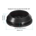 thumbnail image 2 of Uxcell Silicone Round Hole Plugs 27mm/1.06inch, Protective Cover Cap Head for Locking Furniture, Black 4 Pack, 2 of 7