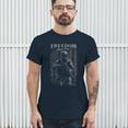 thumbnail image 4 of Freedom Isn't Free T-shirt American Hero Patriotic Soldier DD 214 POW MIA Military Warrior Veterans Day Men's Tee, 4 of 7