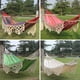 thumbnail image 3 of Hamaca con borlas europea y americana, plegable para exteriores, para acampar, lona tejida, columpio, barra curva, silla colgante portátil Doble, 3 of 4