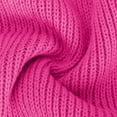 thumbnail image 6 of Lovskoo Womens 2023 Fall Two Piece Outfits Ribbed Knit Long Sleeve Turtleneck Pullover Sweater and Bodycon Midi Skirt Sets Hot Pink, 6 of 6