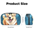 thumbnail image 5 of Corgi Travel Organizer Oxford Cloth Waterproof Storage Pouch Hard Drive Bags Computer Cable Organizer Power Plug Travel Organizer Small 5.9x9.44x3.14 in, 5 of 6