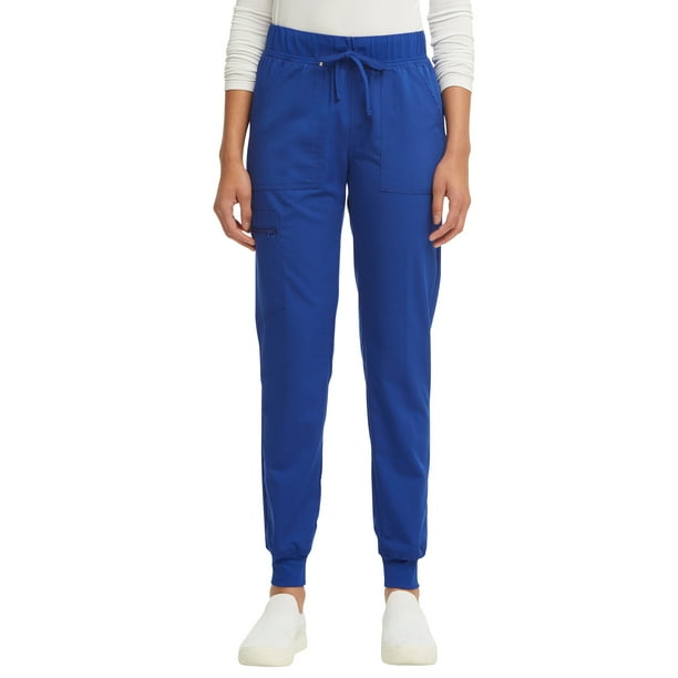 Scrubstar Women's Ultimate Stretch Twill Yoga Drawstring Cargo Jogger