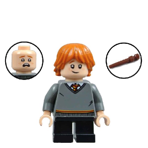 Brick Building Sets Original LEGO® Figure: Harry Potter Figure - Ron Weasley (w/ Wand) - Walmart