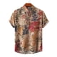 thumbnail image 1 of Camisas s Para Hombre Slim Fit Camisa estampada vintage Camisa de hombre Camisa de manga corta Camisa casual Camisa estampada Camisa estampada hawaiana Camisa para hombre (Rose Gold, L), 1 of 7