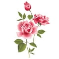 thumbnail image 7 of Xloro Removable Rose Wall Stickers DIY Flower Decals for Home Decor Creative PVC Wall Art Easy Peel and Repositionable Floral Decoration (1Pc 20"x28"), 7 of 7