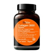 InVite Health Collagen 1000 Tablets, Support for Bone Health and Joint Health, 90 Tablets (2)