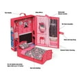 thumbnail image 4 of Badger Basket Home & Go Dollhouse Playset Travel Storage Case with Bed for 12 inch Fashion Doll, 4 of 10