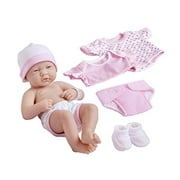 Coffret cadeau Layette Baby Doll 8 pièces La Newborn Nursery, avec 14 "Life-Like Original Newborn Doll, Pink