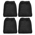 thumbnail image 1 of 4pcs secador de cabello boquilla cubierta protectora calcetín para esponja para el cervecillo de cabello Capas de fijación de cabello universal para el cabello rizado salón del hogar, 1 of 5