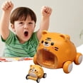 thumbnail image 4 of Vehículo de carreras s para bebés, juguete educativo, juguete con catapulta para mascotas ños, niñas, regalos de cumple Tigres Baoblaze Tire hacia atrás del coche, 4 of 7