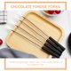 thumbnail image 2 of 6 piezas de acero inoxidable Fondue Fondue Fondue Fondue Fondue Bork Fork Kitchen Borks, 2 of 5