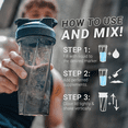 thumbnail image 4 of Helimix Vortex 20 oz Blender Bottle with Stay-Open Flip Top, 4 of 10