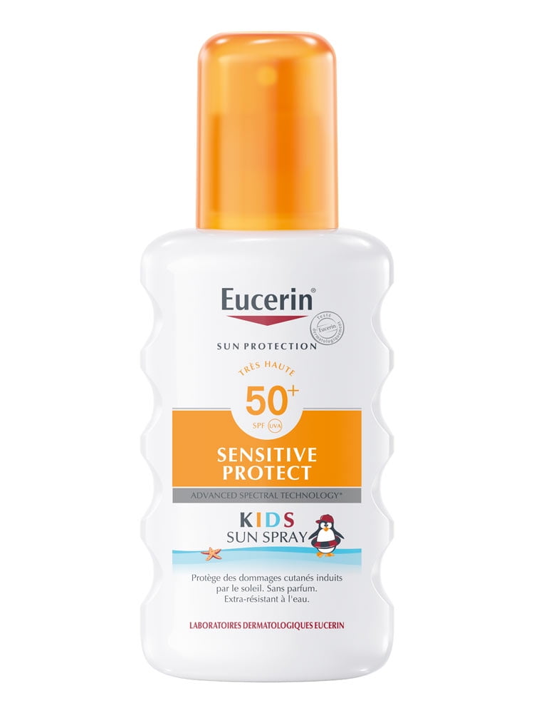 Eucerin Sun Protection Sensitive Kids Spray SPF50+ 200ml - Walmart.com