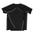 thumbnail image 6 of Mens Post-Surgery T Shirts with Pocket Short Sleeve Crewneck Tees Tops Casual Solid Color Open Side Button Breathable Basic Tshirts Shirt, 6 of 6