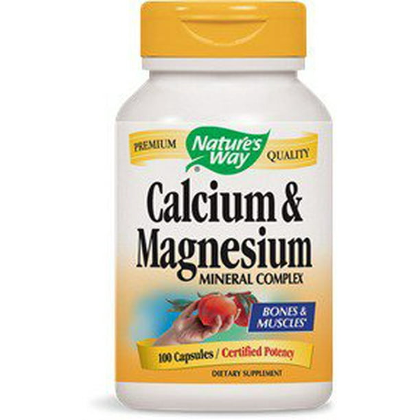 Calcium & Magnesium Nature's Way 100 Caps
