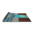 thumbnail image 2 of Ahgly Company Indoor Square Abstract Light Blue Contemporary Area Rugs, 8' Square, 2 of 4