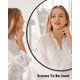 thumbnail image 3 of 36 Inch Redondo Negro Metálico Frame Montado en Pared Mirror Ideal para Living Sala Bathroom cm de Anchoall & Entryway cm de Profundidadecor Rústico Style, 3 of 5