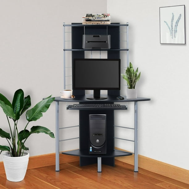 Corner Computer Hutch