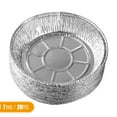 thumbnail image 4 of Spirastell Aluminum Foil Pans,Aluminum Plates Round Pie Pans Air Pans Air Fryers Inch Disposable Aluminum Round Tin Pie Tin Pie Pans 7 Inch Disposable Plates Round Tin 20PCS 7 Inch Qudai Silver HUIOP, 4 of 7