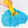 thumbnail image 6 of Kinetic Sand, Sandbox Playset with 1lb of Blue Kinetic Sand and 3 Molds, for Ages 3 and up, 6 of 10