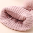 thumbnail image 5 of Meresysid Baby Knitted Hat Lovely For Warmth And Thick Pullover Hat Pink, 5 of 6
