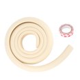 thumbnail image 1 of Protector de bordes para bebés, tipo L, de alta elasticidad, para muebles, para seguridad del hogar (beige), 1 of 14