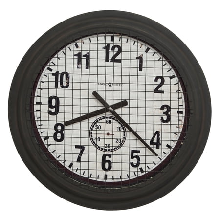 Howard Miller 625625 Grid Iron Works 25 3/4 Analog Wall Clock